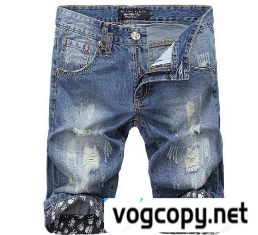 2015  PHILIPP PLEIN フィリッププレイン ハーフデニム