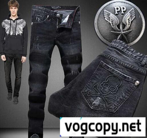 2015 完売品！ PHILIPP PLEIN フィリッププレイン ジーンズ ダメージ加工