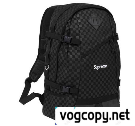 Supreme　超人気　バックパック　ブラック　高級感あるデザイン逸品.