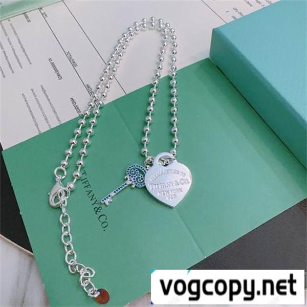 Tiffany & Co. スーパーコピー ネックレス シルバービーズ ハート キー 
