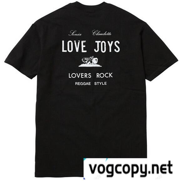 大人気　シュプリーム スーパーコピー　Love Joys Tee　耐久性を追求するＴシャツ　ブラック.