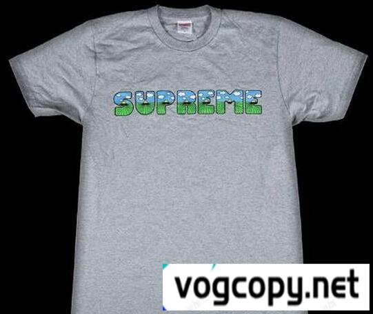 自然性に溢れる逸品　シュプリーム通販 良い風合いＴシャツ　グレー.