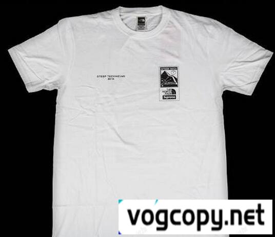 お買い得　シュプリーム ノースフェイススティープテック　肌触りの良いTシャツ　ホワイト.