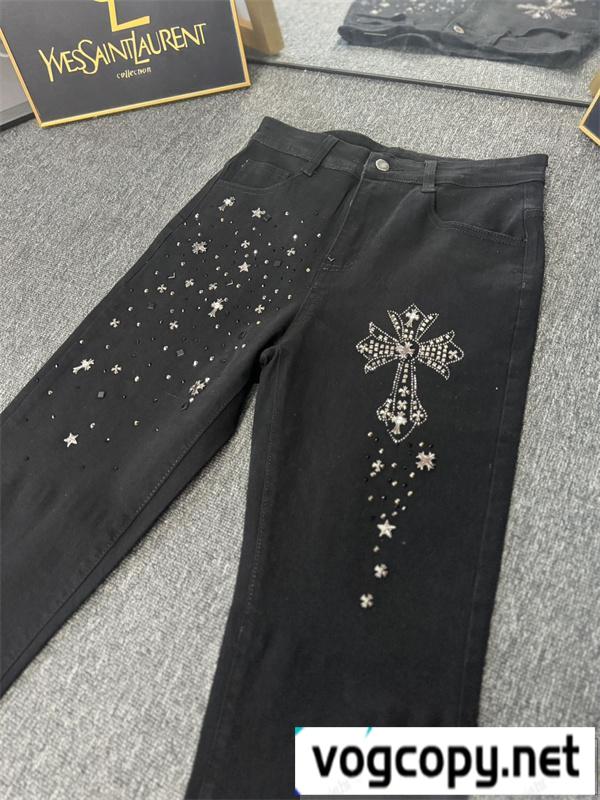 CHROME HEARTS コピー デニムハーフパンツ