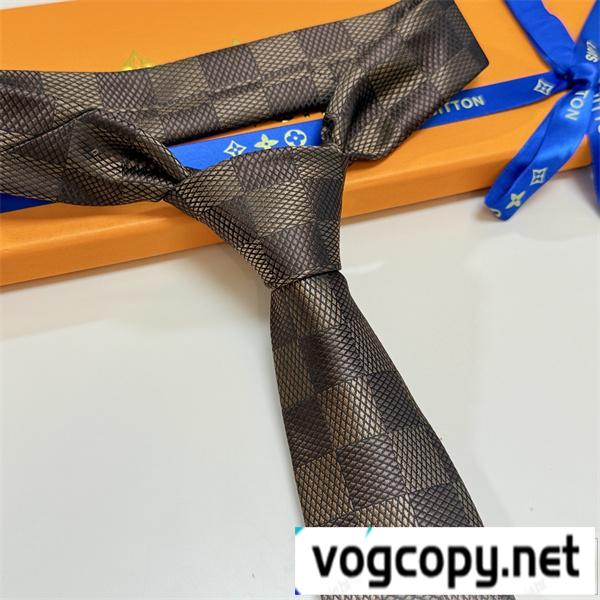 LOUIS VUITTON 偽物 ネクタイ ダミエチェッカーロゴ ビジネス