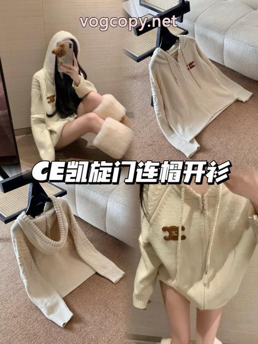 最前線2025贅沢な逸品通気性と吸汗性に優れCELINEブランド コピー s 級セーターのコート_0_0
