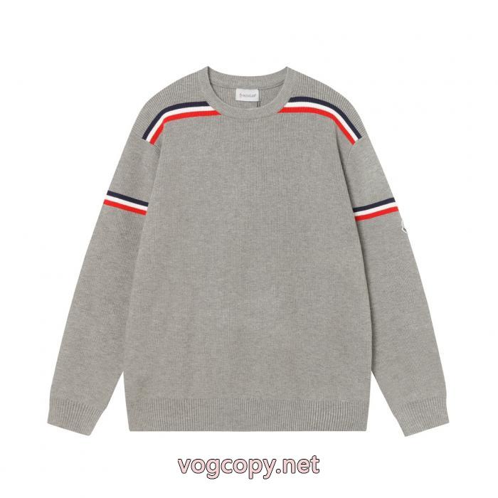 MONCLER25SS新作秋冬ヘッダー長袖セーターニット_0_1