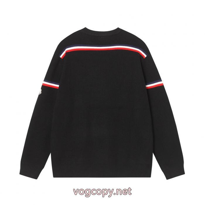MONCLER25SS新作秋冬ヘッダー長袖セーターニット_0_2