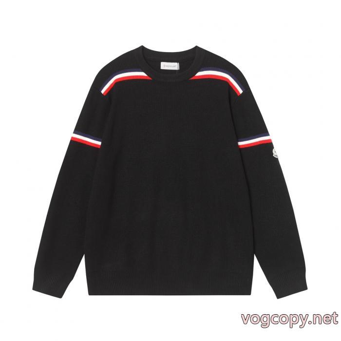 MONCLER25SS新作秋冬ヘッダー長袖セーターニット_0_5