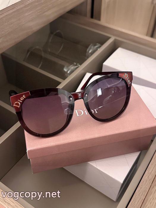 Dior高級茶色のブルーライト防止サングラスセット_0_3