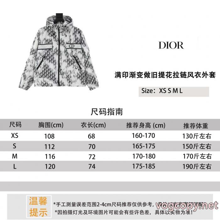 DIORフルプリントグラデーション旧ジャカードジップパーカー_0_4