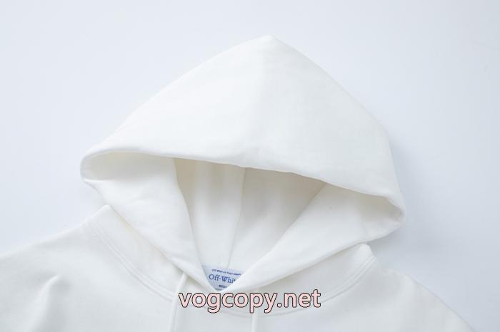 off white 25 ss新型フィギュア460 gゆったり版キャップ付きパーカー_0_3