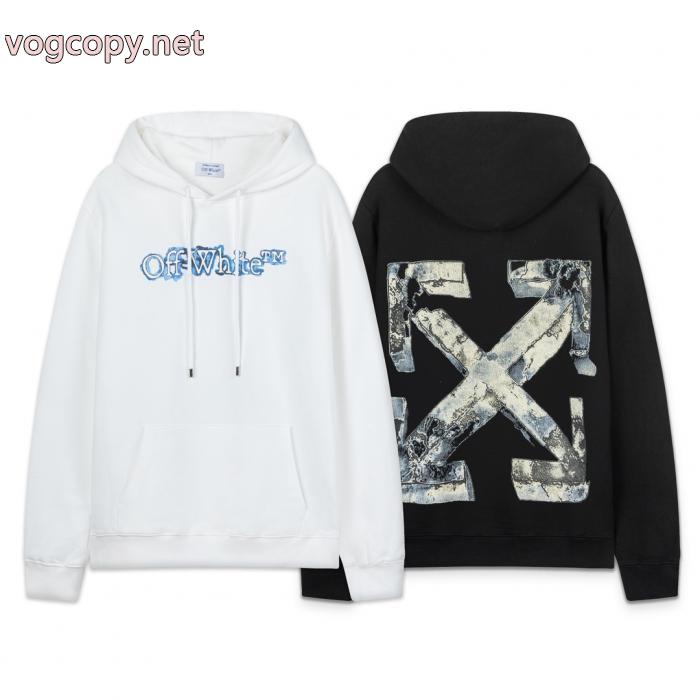 offwhite25ss新型矢印460グラム連帽パーカー_0_1
