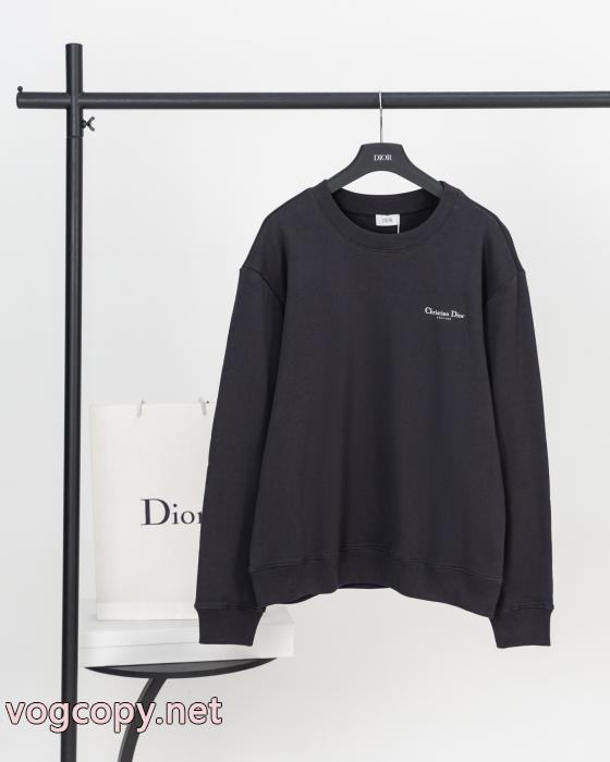 DIORフィギュアプリント模様の服着丸首パーカー_0_2