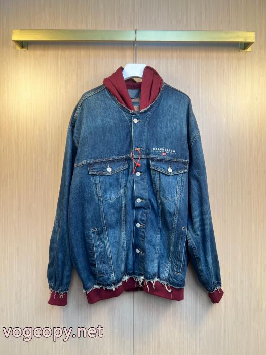 Balenciaga人気専門店新品登場刺繍デニムフードコート_0_0