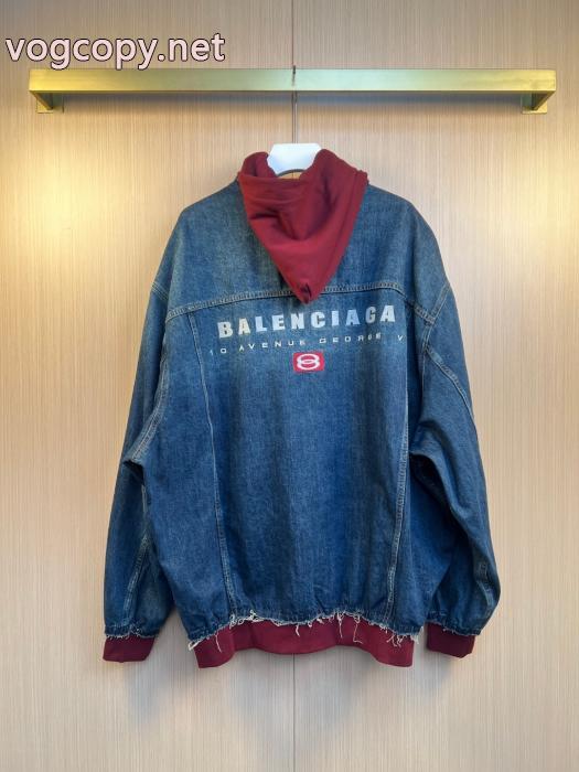 Balenciaga人気専門店新品登場刺繍デニムフードコート_0_2