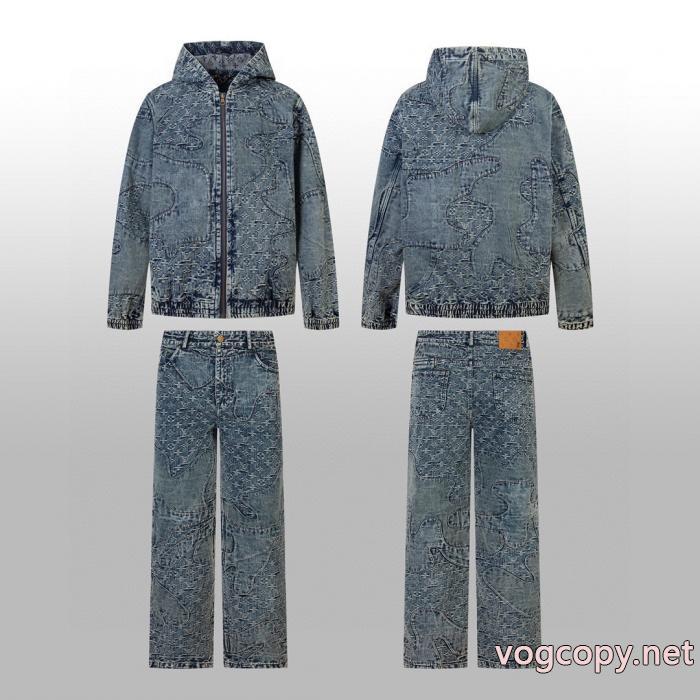 デニムのコートLOUIS VUITTON存在感が高い優秀な限定生産品ブランド 品 激安 通販_0_3