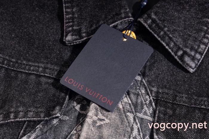 LOUIS VUITTON秀場高バージョンカウボーイカウボーイ重工芸洗濯水コート_0_5