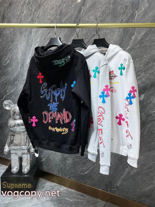 ブランド 通販店パーカー話題の新作到着！即納希少センスアップ！CHROME HEARTS_0_1