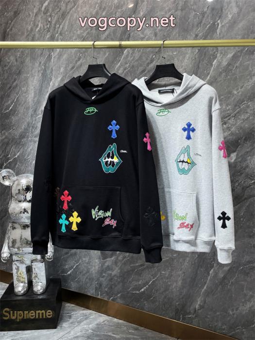 ブランド 通販店パーカー話題の新作到着！即納希少センスアップ！CHROME HEARTS_0_4