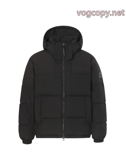 LV 2025冬新型フルプリントロバブランド新型フードデザインダウンジャケット_0_2