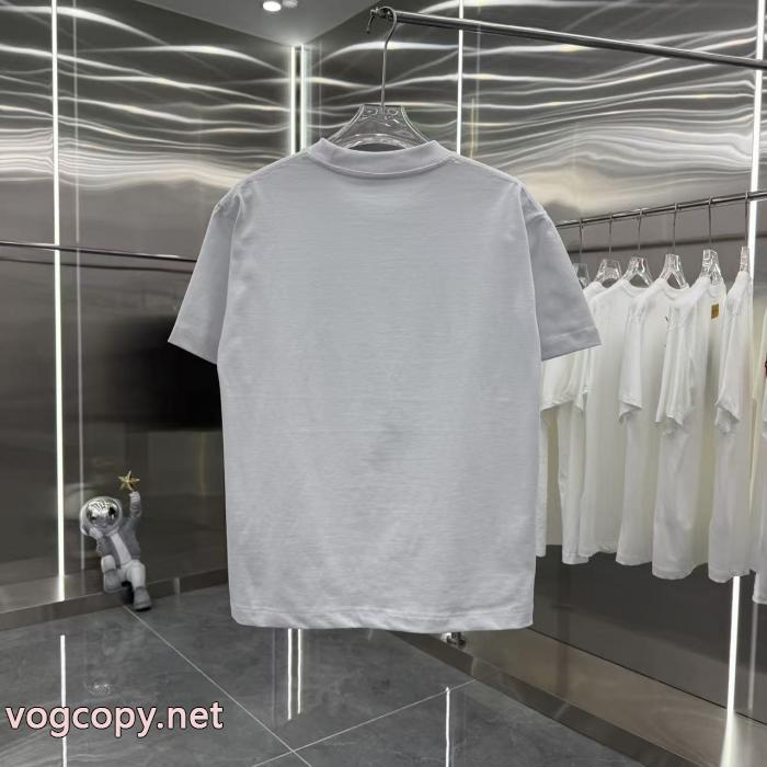 loewe2025秋冬新作丸首半袖Tシャツ男女同型_0_0