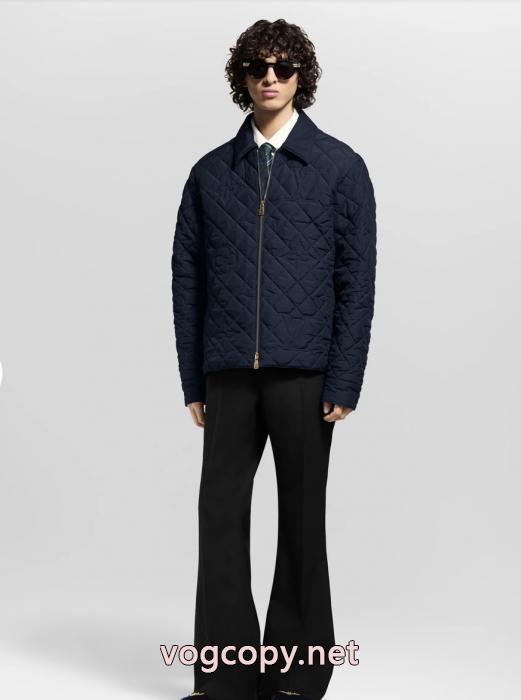 LOUIS VUITTON25ss新作キルティングジャケットシャツ_0_3