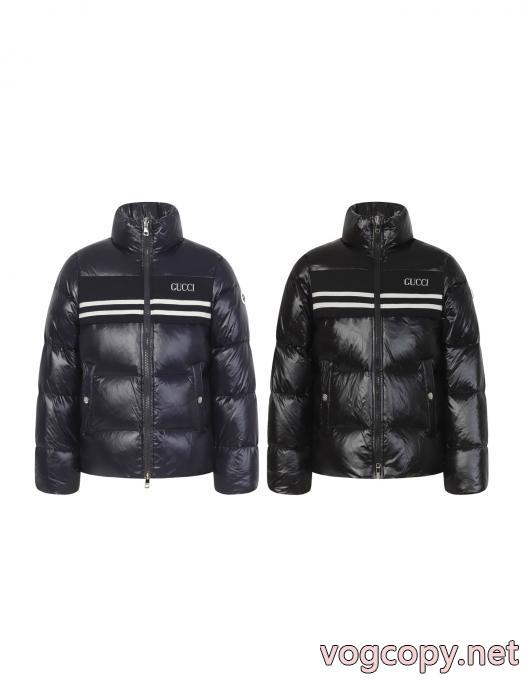 Gucc1高品質クラシックロゴ入りダウンジャケット_0_4