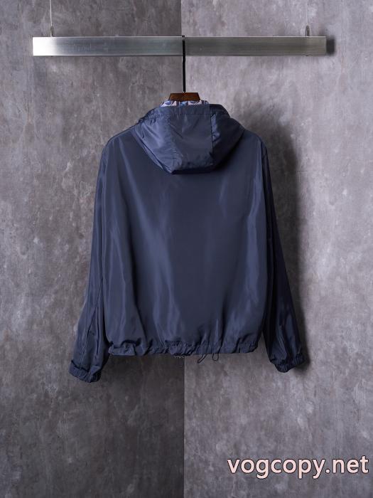 FendiFFオールドフラワーたっぷりのリバーシブルパーカー連帽ジャケットコート_0_4