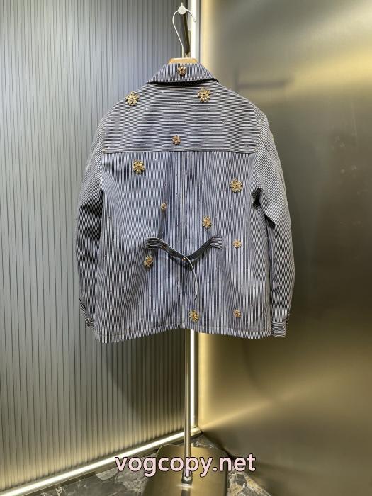 LOUIS VUITTON連名桜刺繍シングルブレストワークジャケットジャケット男性用_0_3