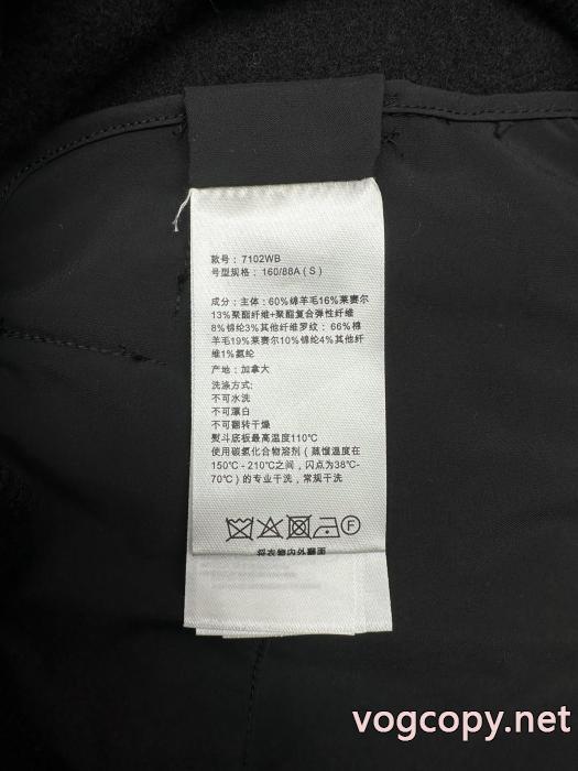 CANDA GOOSE 25 ss新型ウールグラブダウン保温パイロットジャケット_0_0