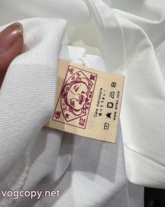 EVISUホームフラワー柄半袖Tシャツ男女同型_0_2