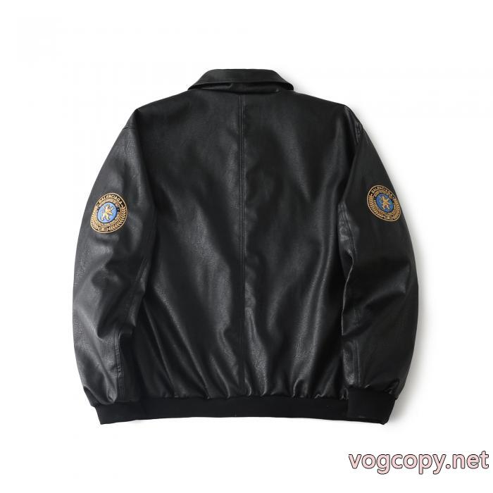 Balenciagaダミーpuレザージャケットジャケット男女同型_0_1