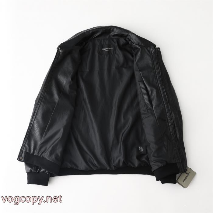 Balenciagaダミーpuレザージャケットジャケット男女同型_0_2