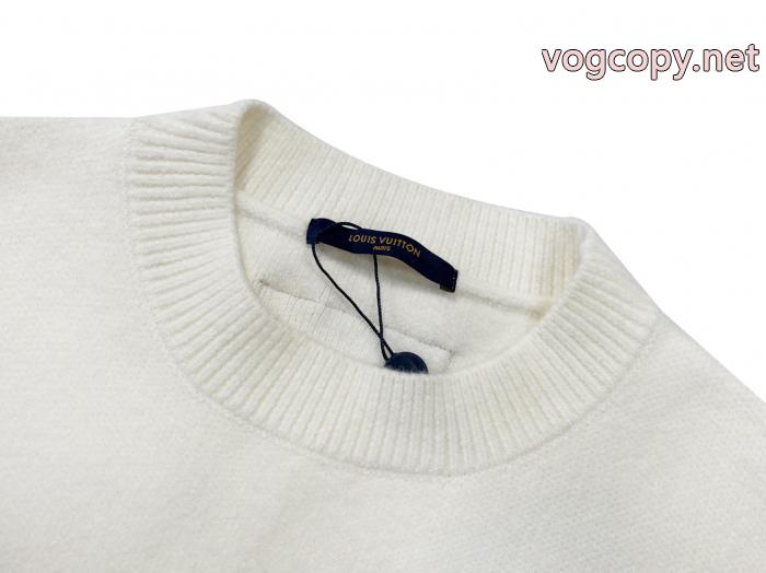 Louis Vuitton冬季限定海洋動物シート刺繍ラウンドネックセーター_0_3