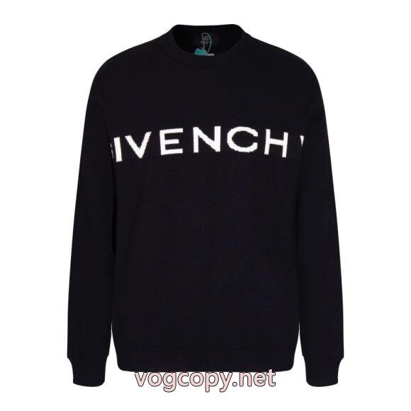 GIVENCHYスクエア大刺繍ラウンドネックセーター男女同型_0_0