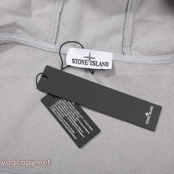 STONE ISLANDマジックシールワッペンアウトドアポンチョコート_0_3