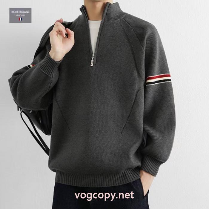 偽物 ブランド 販売セーターTHOM BROWNE販路限定モデル 速達発送 超HOT新品商品_0_2