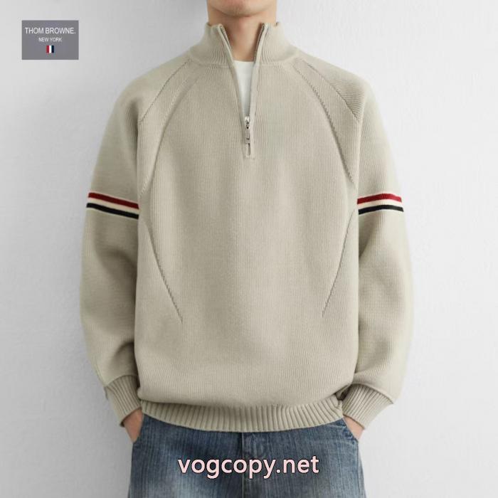 偽物 ブランド 販売セーターTHOM BROWNE販路限定モデル 速達発送 超HOT新品商品_0_3