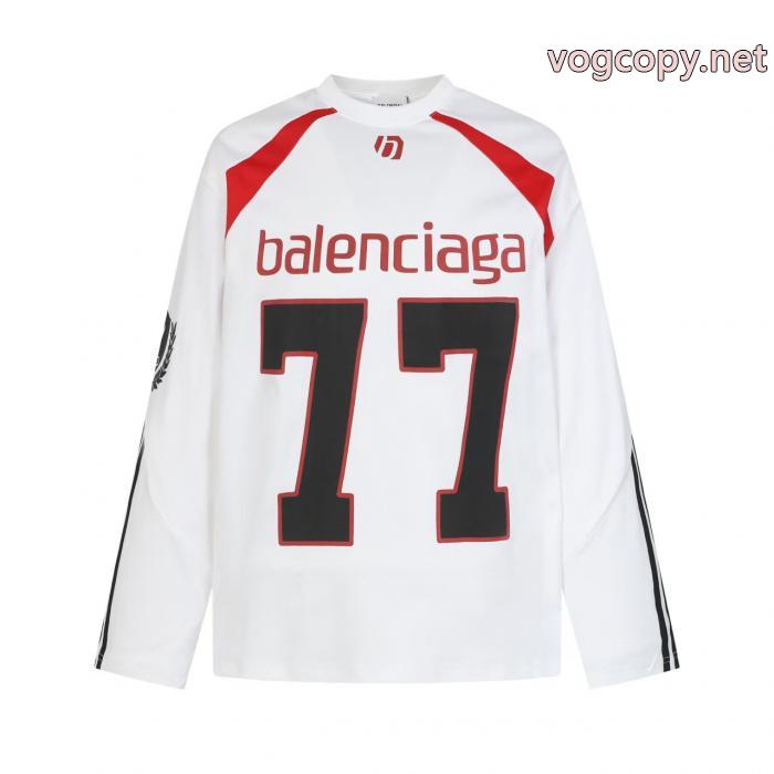 ブランド 偽物品質感 HOT本物保証 お得な長袖TシャツBALENCIAGA_0_4