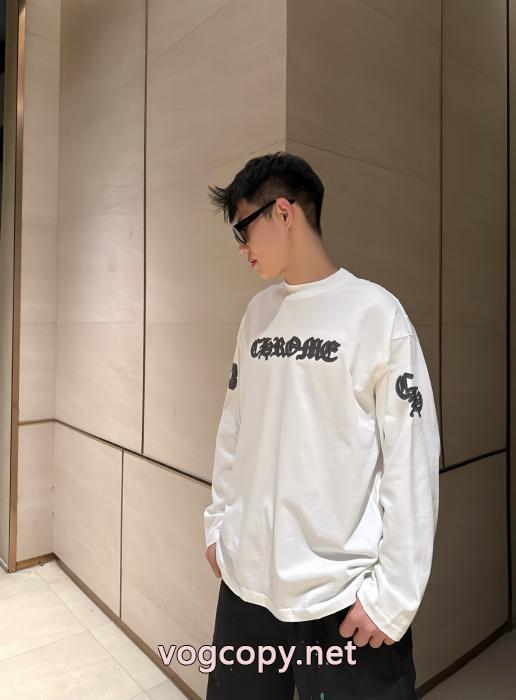 CHROME HEARTS上品な印象 SALE年末年始限定 秋らしい繊細なアイテム長袖Tシャツブランド スーパー コピー 通販_0_5