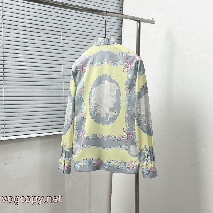 偽 ブランド 購入大人のスタイル 最安値に挑戦 通勤スタイル長袖シャツVERSACE_0_1