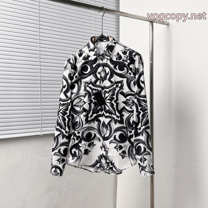 ブランド 偽物 激安最終セール 限定生産品 雑誌掲載Dolce&Gabbana長袖シャツ_0_0