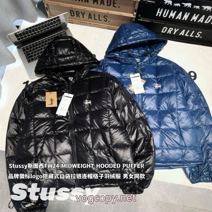 ダウンジャケット上品見え 速達可新作速乾超軽量 個性派STUSSY偽物 ブランド 激安_0_1