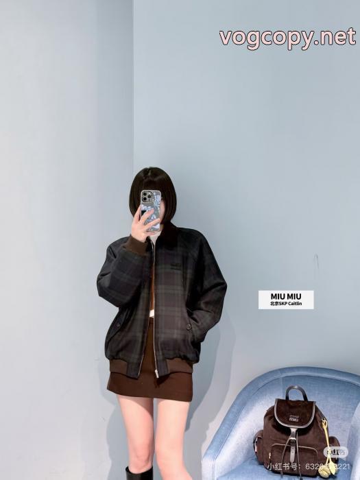 ジャケットブランド 通販店MIUMIU完売再入荷   是非でも欲しい 超稀少_0_4