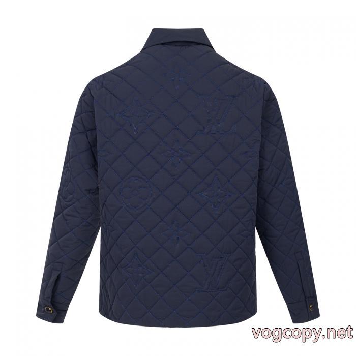 お洒落 完売再入荷   セレブ風 LOUIS VUITTON綿の服ジャケット偽物 ブランド ショップ_0_0