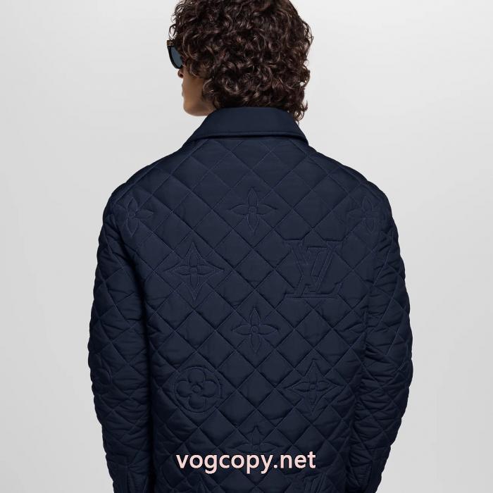 お洒落 完売再入荷   セレブ風 LOUIS VUITTON綿の服ジャケット偽物 ブランド ショップ_0_4