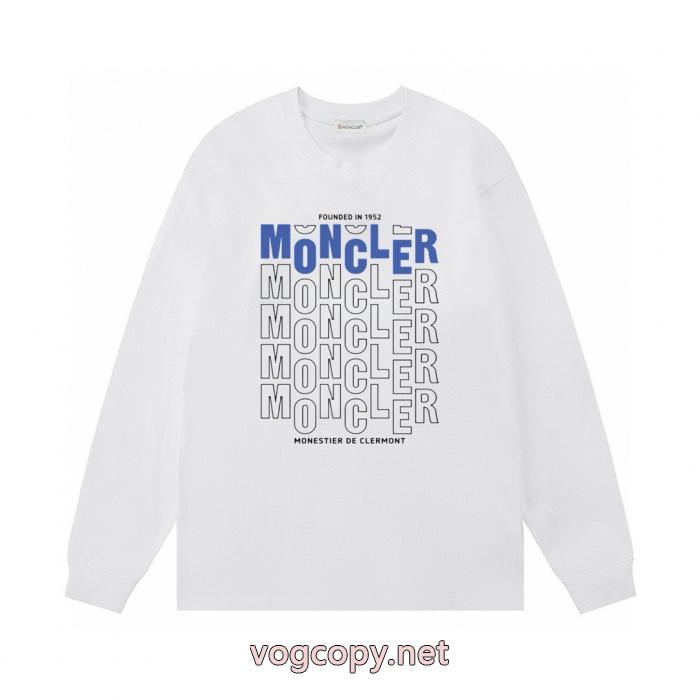 冬秋物先行発売  単品販売 オススメ商品MONCLER激安 通販 ブランド長袖Tシャツ_0_2