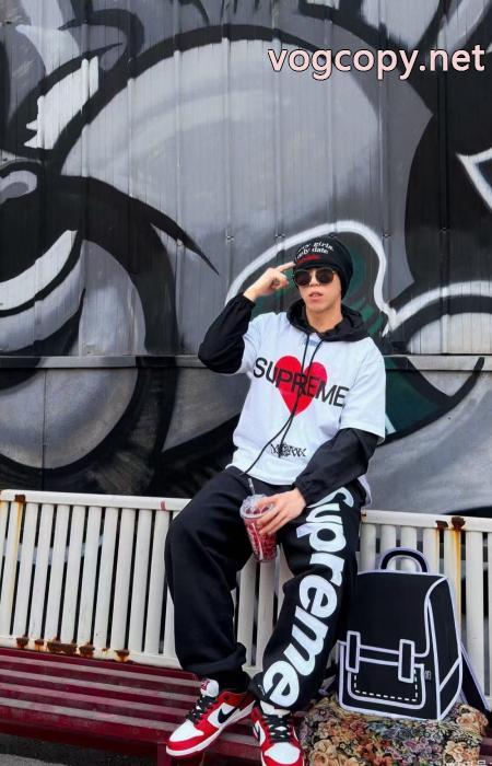 スラックス偽 ブランド 通販プリント 高級感を演出する 優等品SUPREME_0_1