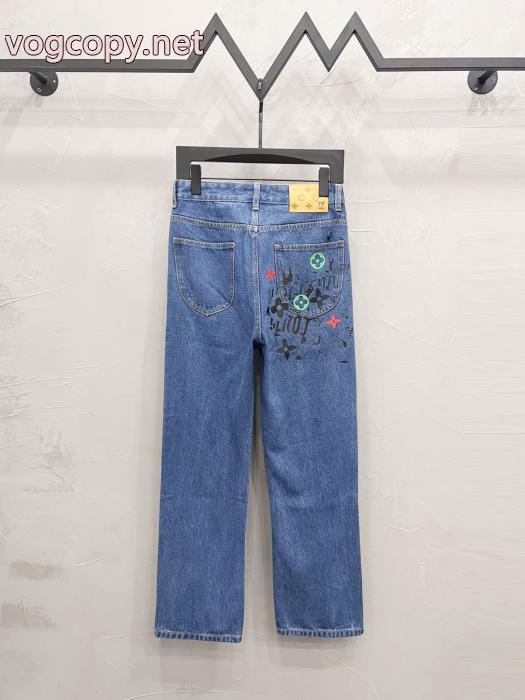 新価格で登場 視線を集めて SS25極上発売ブランド コピー ショップLOUIS VUITTONジーンズ_0_2